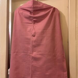 Ashley Stewart Rose Pink Pencil Skirt with back split